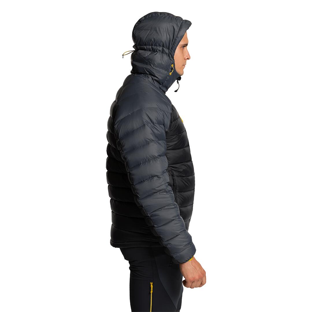 Plumífero para Hombre Trangoworld Lugo v02 Negro/Gris/Naranja 235g 700cuin 3/6