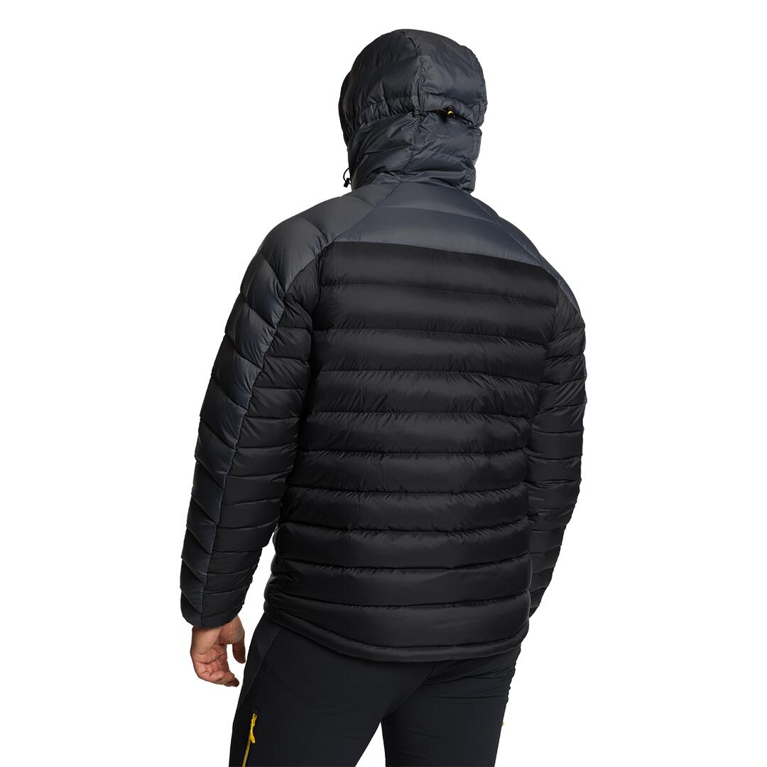 Plumífero para Hombre Trangoworld Lugo v02 Negro/Gris/Naranja 235g 700cuin 2/6