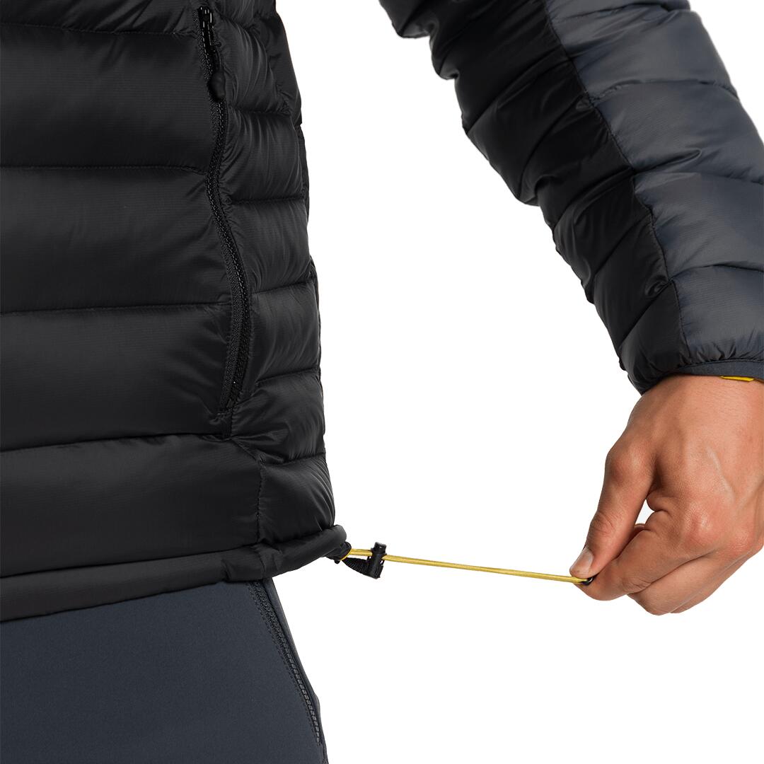 Plumífero para Hombre Trangoworld Lugo v02 Negro/Gris/Naranja 235g 700cuin 5/6