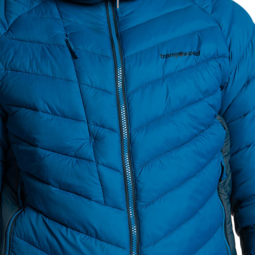 Plumífero para Hombre Trangoworld Medel v02 Azul/Azul/Gris 5/5