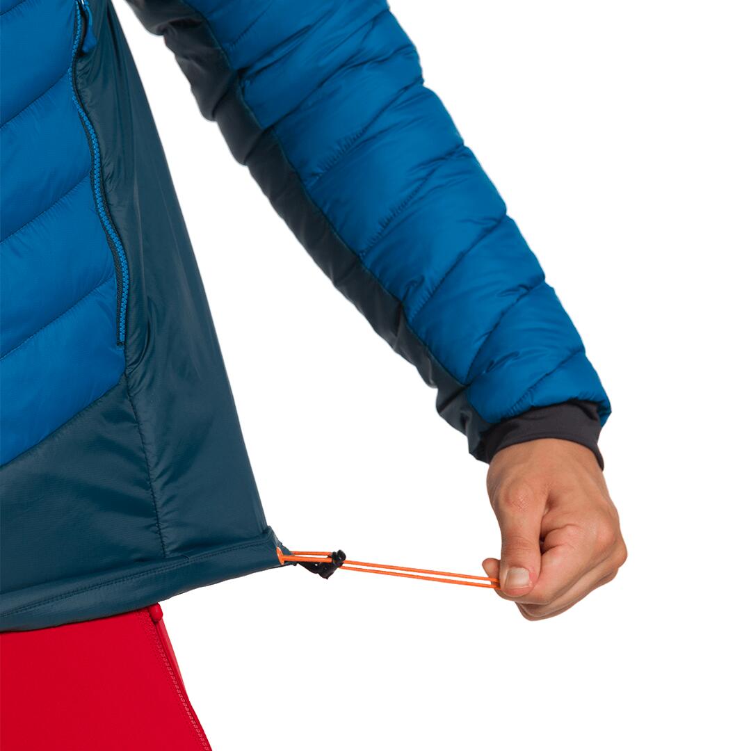 Plumífero para Hombre Trangoworld Medel v02 Azul/Azul/Gris 4/5