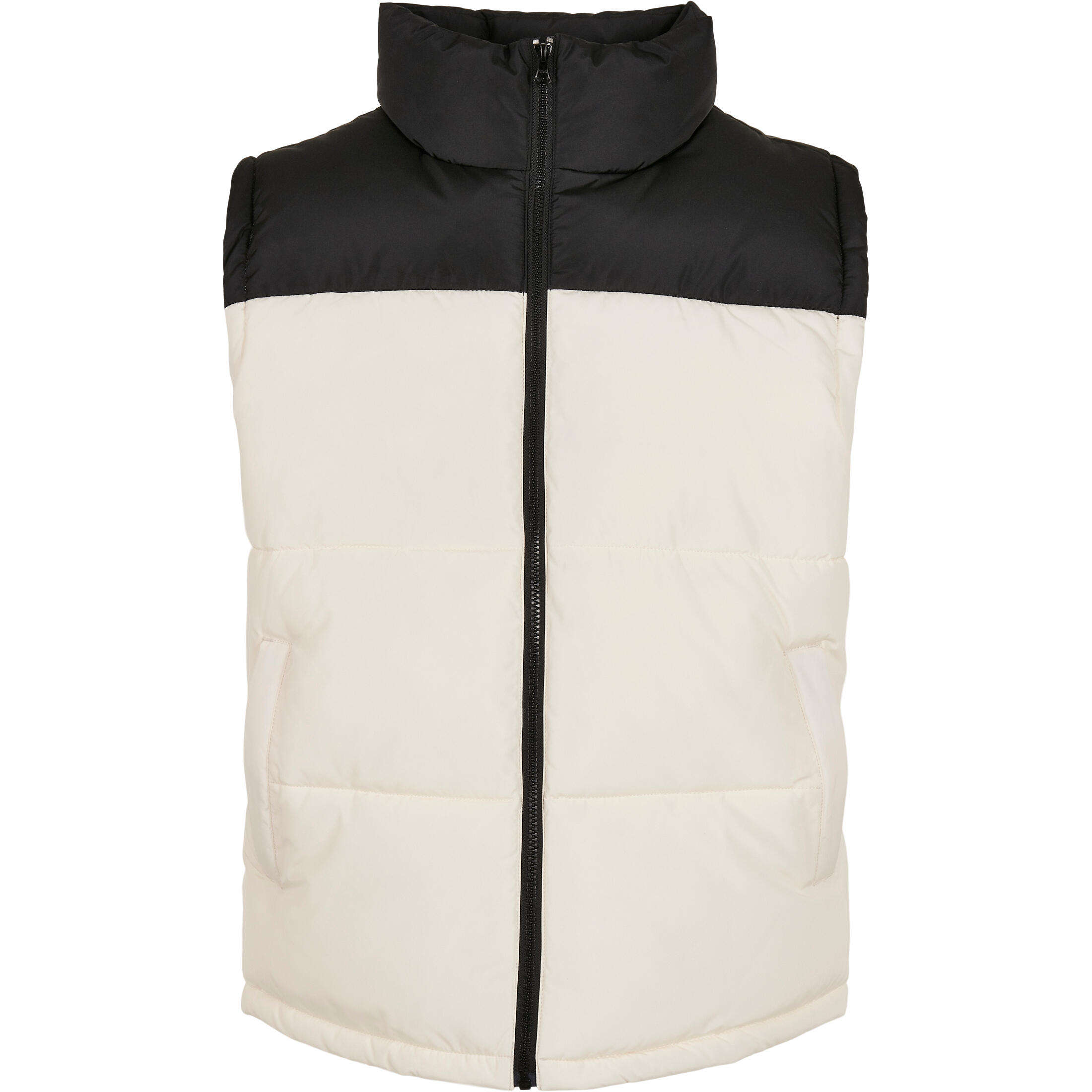 Urban Classics - Veste Urban Classics Block Puffer - Doudoune Synthétique - Blanc|noir - Decathlon