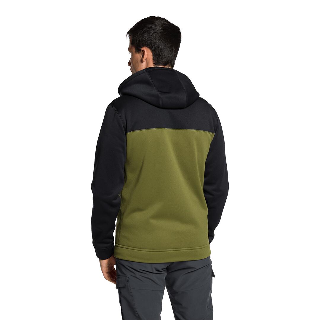 Sudadera con cremallera para Hombre Trangoworld Ripon v02 Verde/Gris 2/3