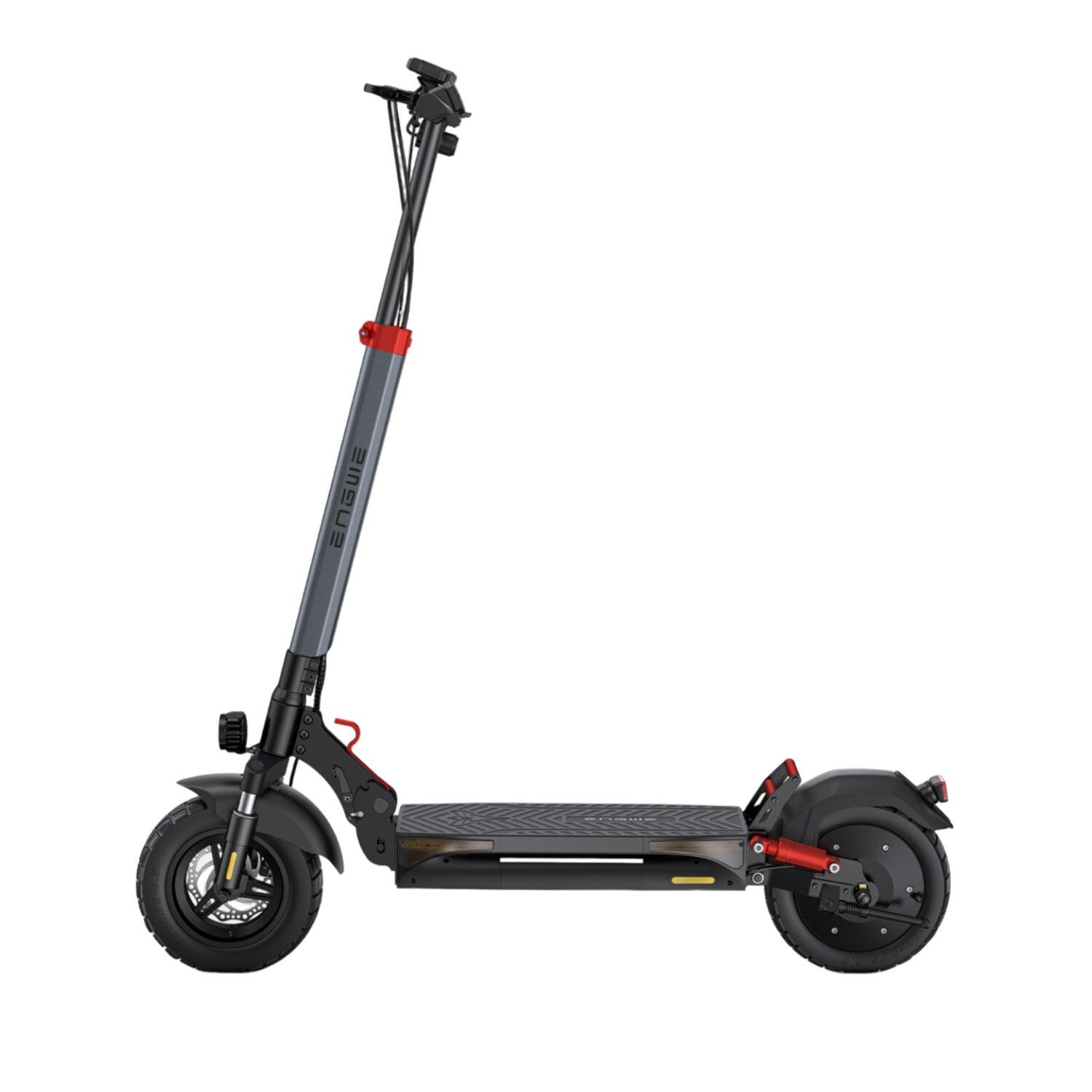 Trotinete Elétrica ENGWE Y600S -Potência 500W 48V18AH Com Freio A Disco-Vermelho