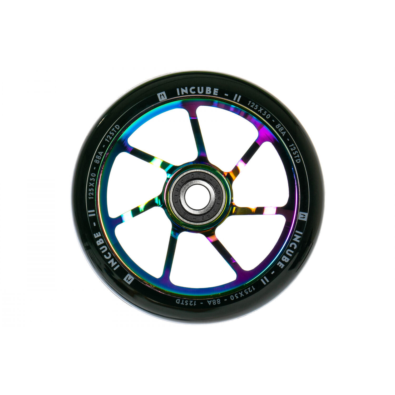 ETHIC Roda de Trotinete | Incube V2 (x1) | Neocromado | 125mm | 12STD | Ethic DTC