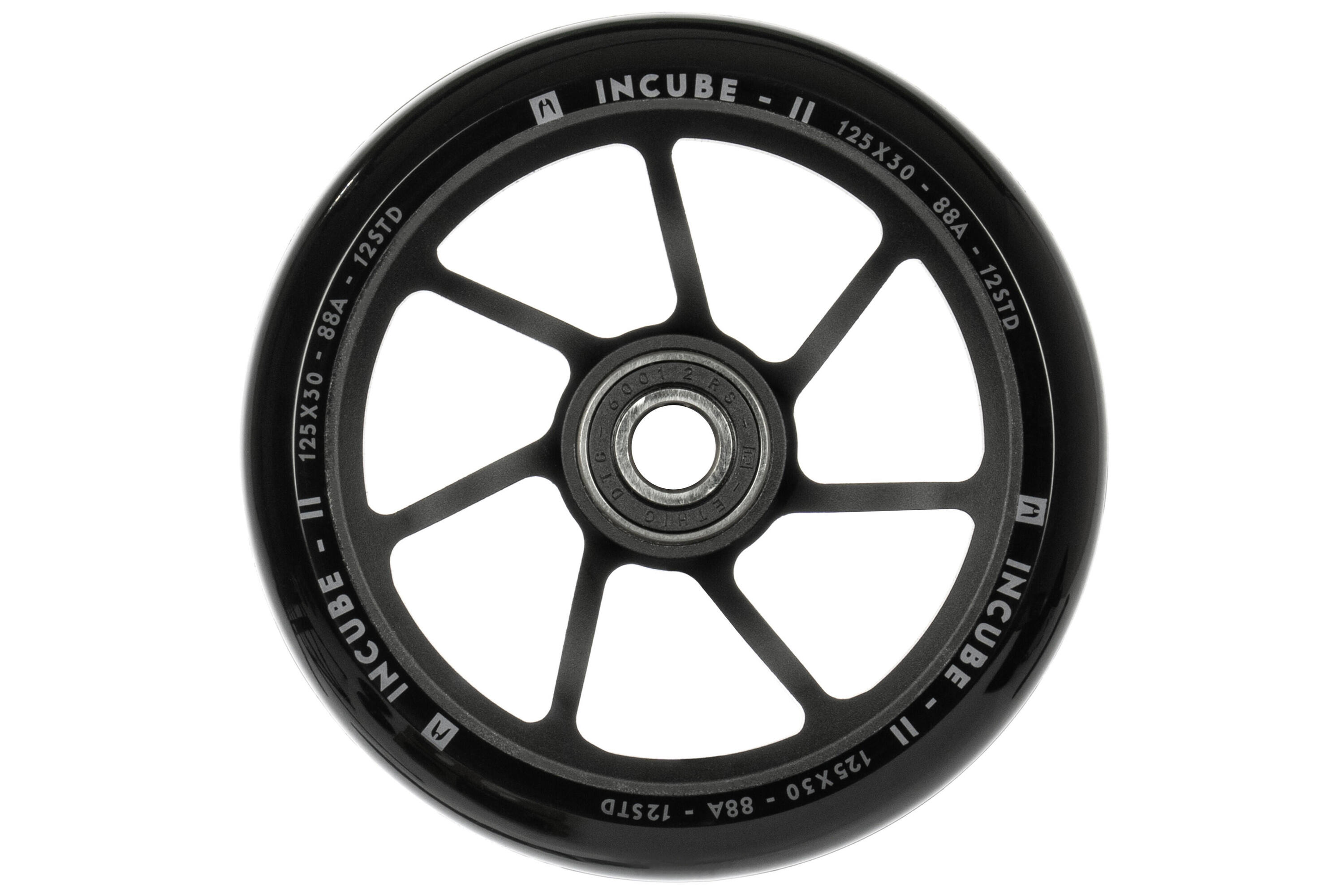 ETHIC Roda de Trotinete | Incube V2 (x1) | Preto | 125mm | 12STD | Ethic DTC