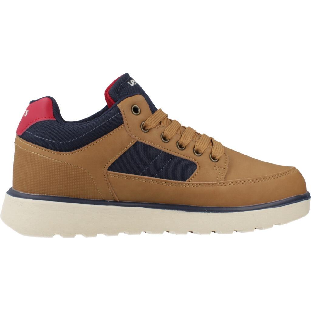 Baskets Levi's Modèle Montana Couleur Brun Clair 4/5