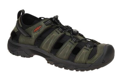 KEEN Targhee III Trekking Sandale grün Leder 1022428