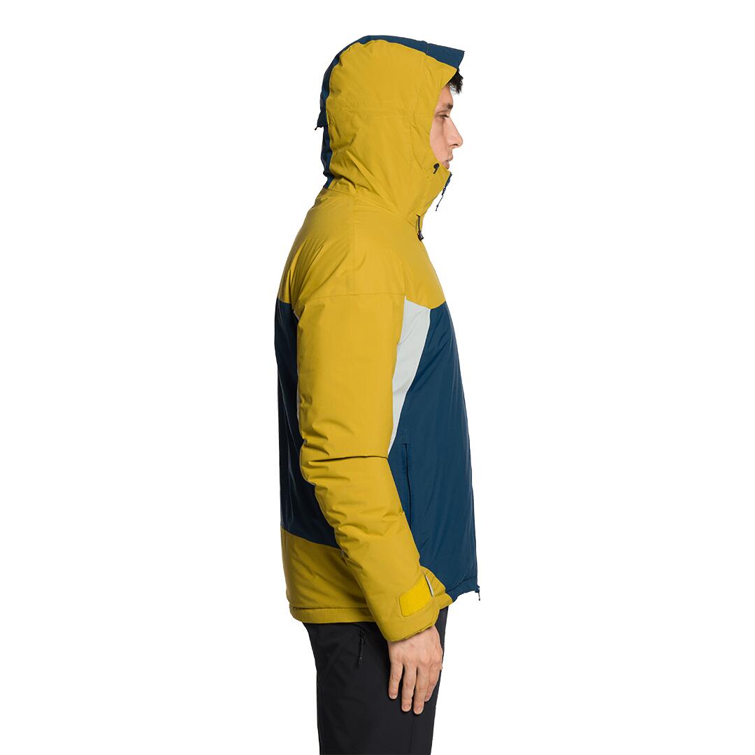 Chaqueta para Hombre Trangoworld Granby termic Amarillo/Azul/Gris Impermeable 4/7
