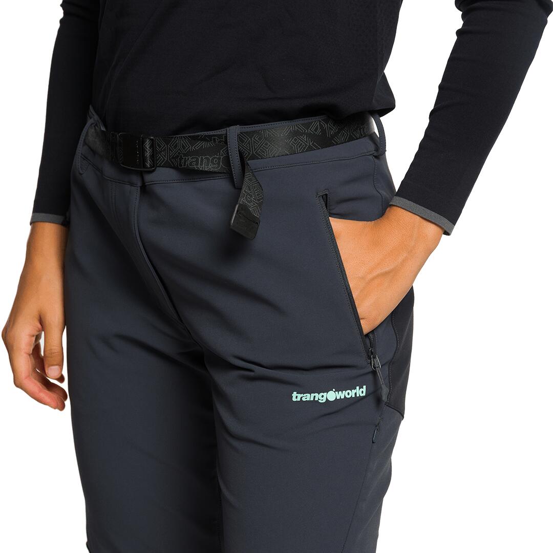 Pantalón para Mujer Trangoworld Dunai v02 Gris/Negro 3/6