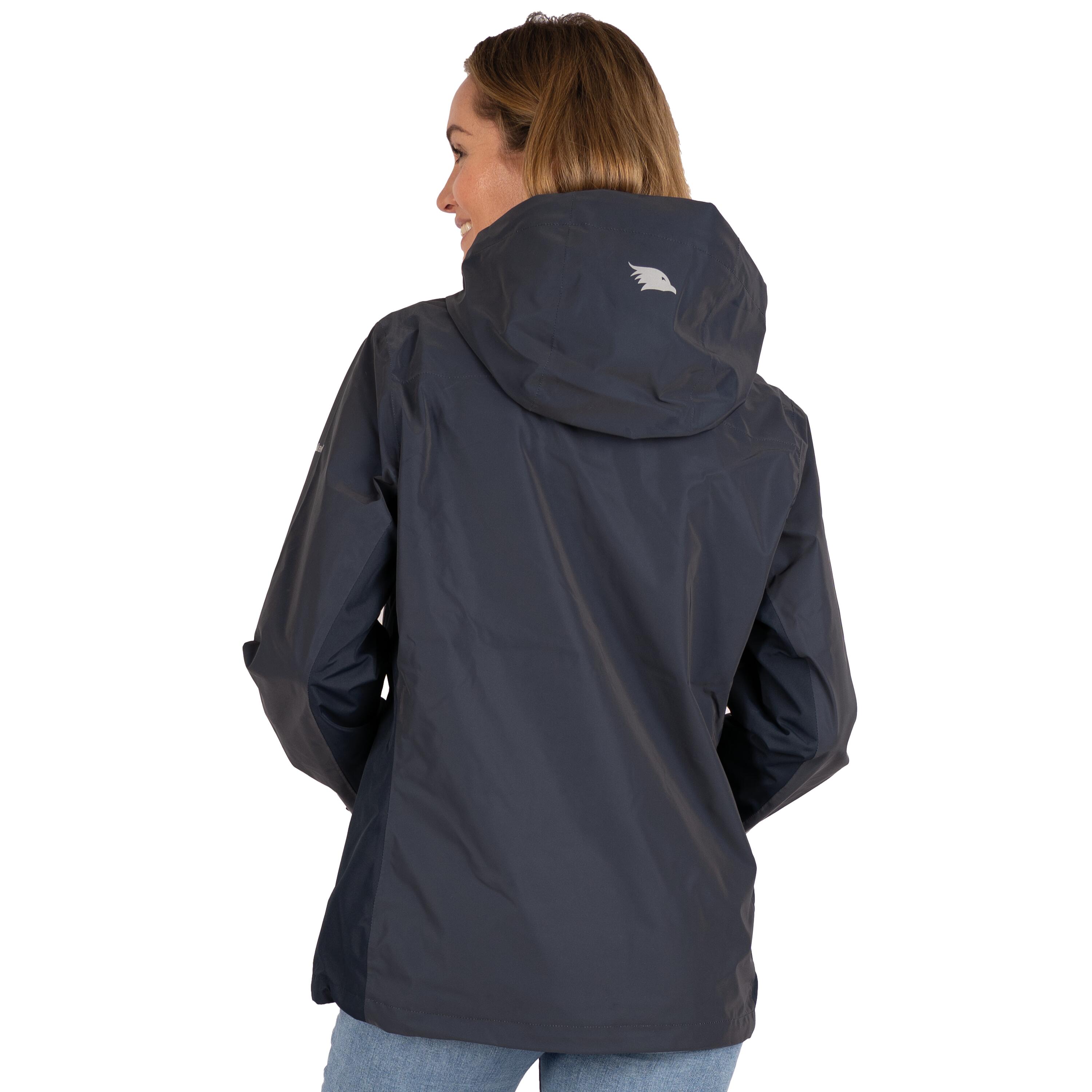 3-in-1 Jacke Damen Regenjacke wasserdicht & reflektierend - mit Fleece Zipp-In 3/7