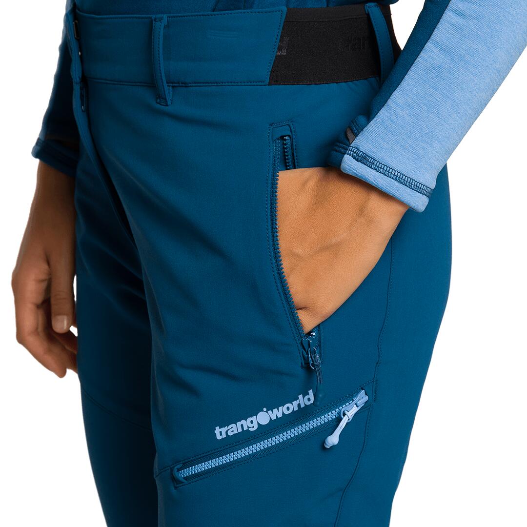 Pantalón para Mujer Trangoworld Noguera v02 Azul/Gris/Negro 6/7