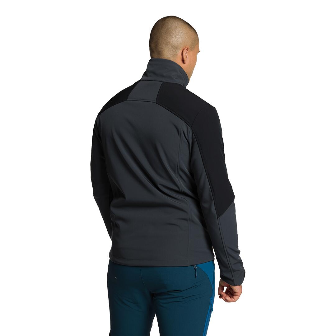 Softshell para Hombre Trangoworld Lyskamm Gris/Negro 2/4