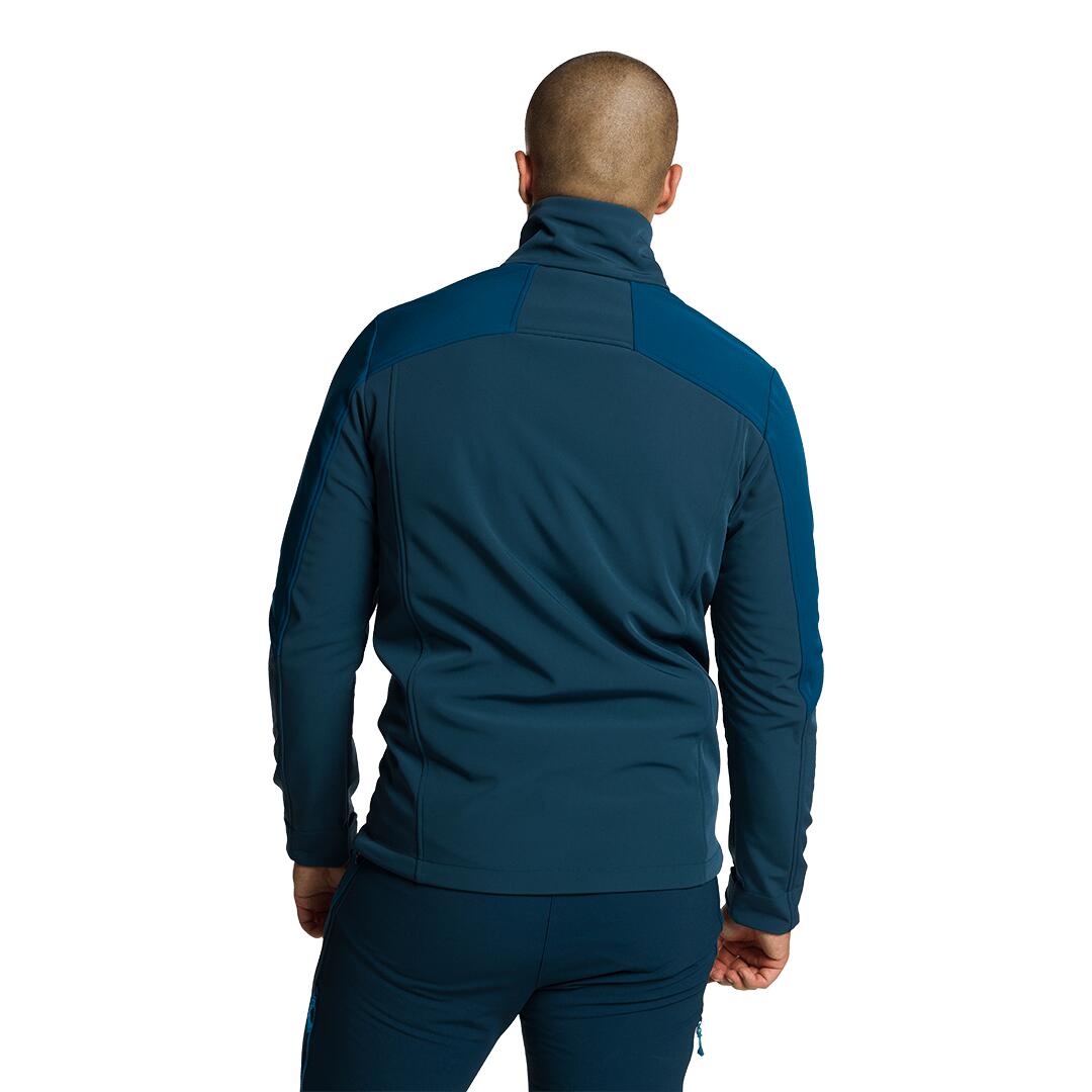 Softshell para Hombre Trangoworld Lyskamm Azul/Azul/Negro 2/5