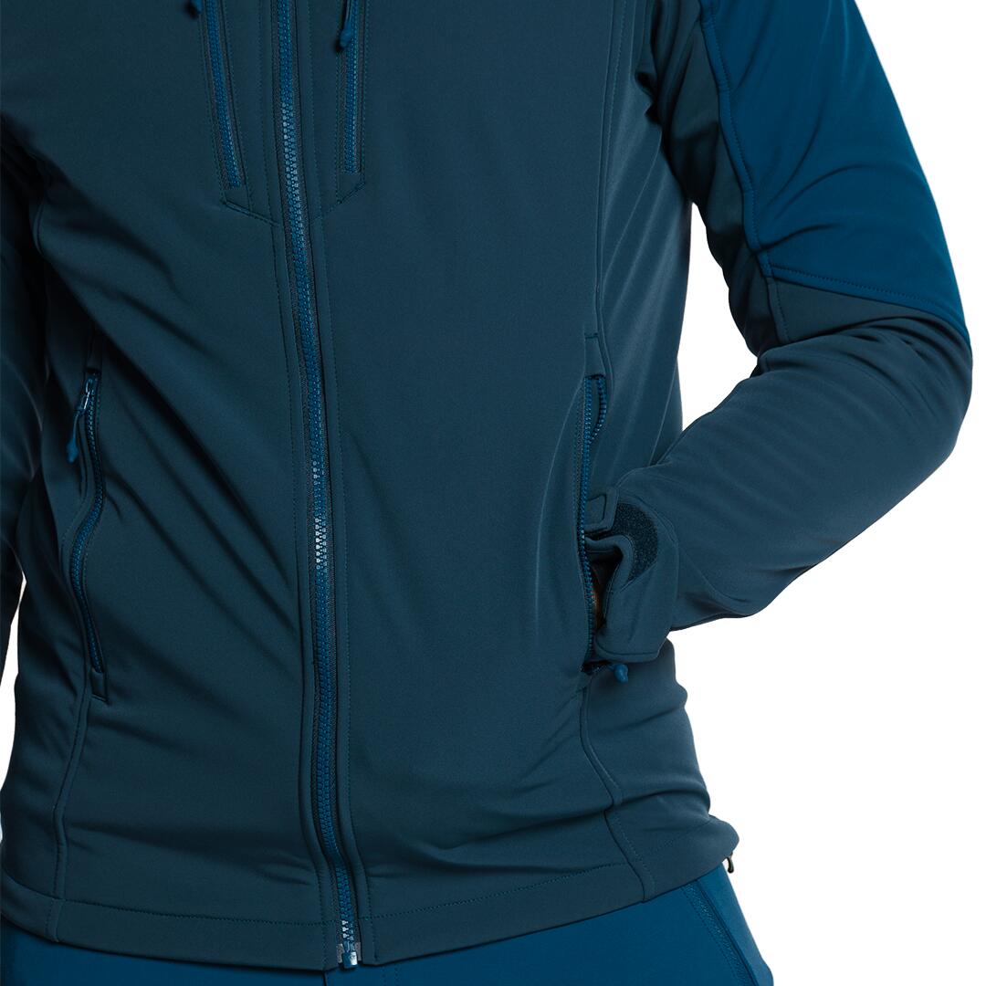 Softshell para Hombre Trangoworld Lyskamm Azul/Azul/Negro 5/5
