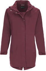 Manteau de pluie femme CLAIRE aubergine / rouge