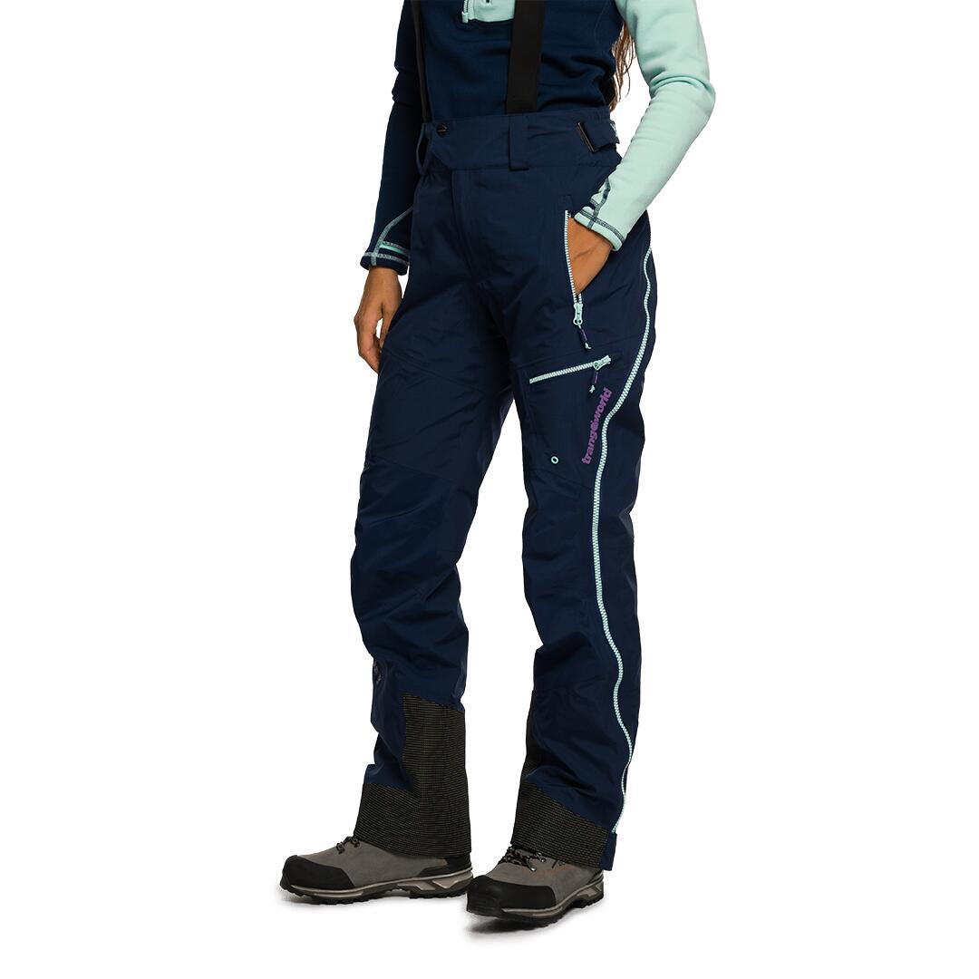 Pantalón para Mujer Trangoworld Trx2 shell wm evo Azul Impermeable 3/7