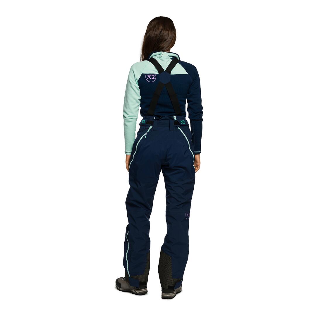 Pantalón para Mujer Trangoworld Trx2 shell wm evo Azul Impermeable 2/7