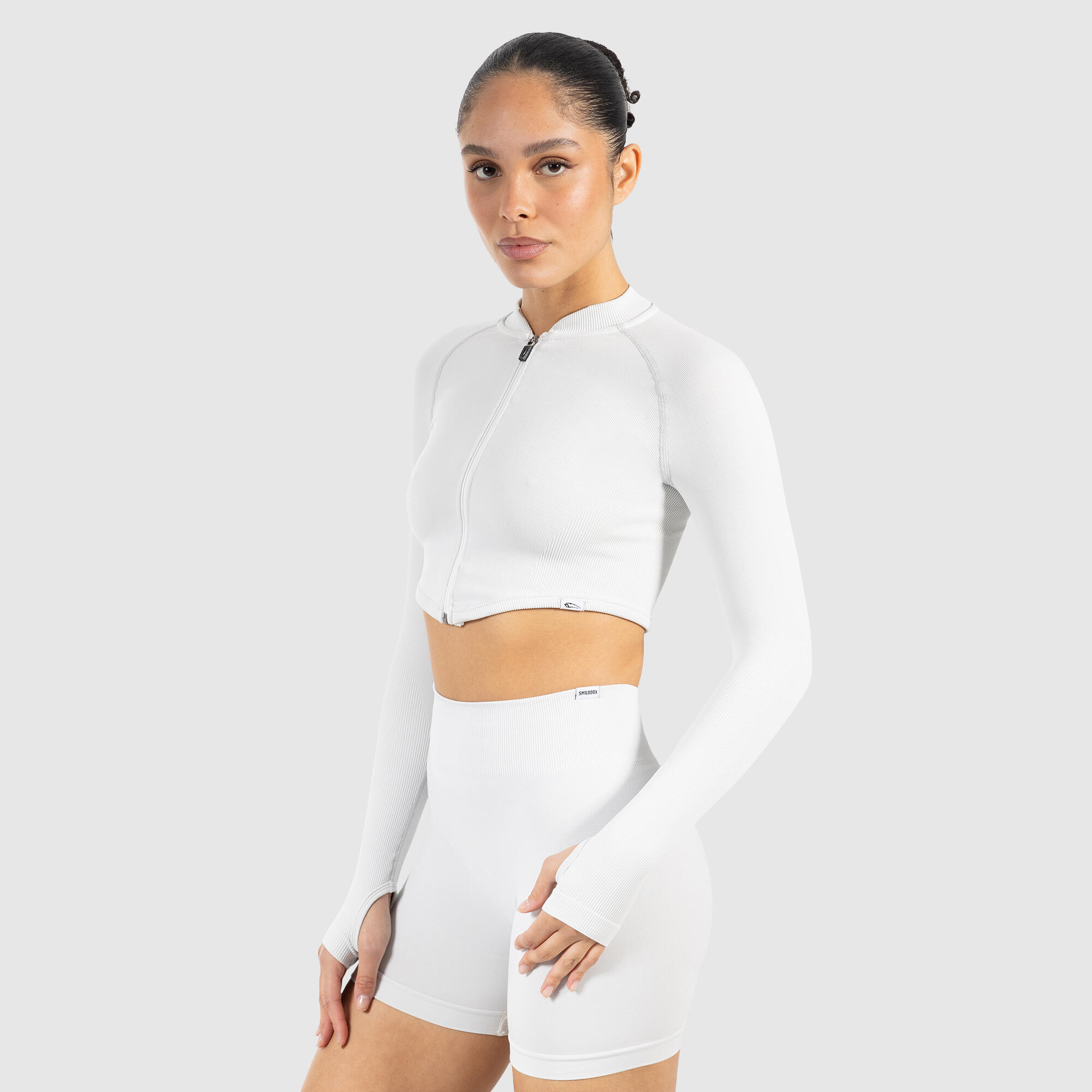 Damen Crop Jacke Harly Creme 2/5