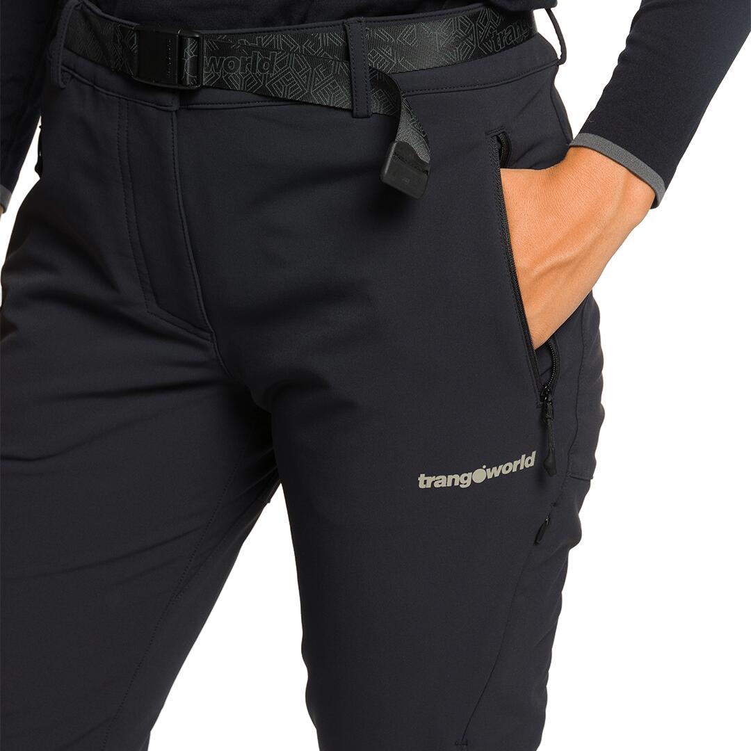 Pantalón para Mujer Trangoworld Dunai extreme Negro 3/6