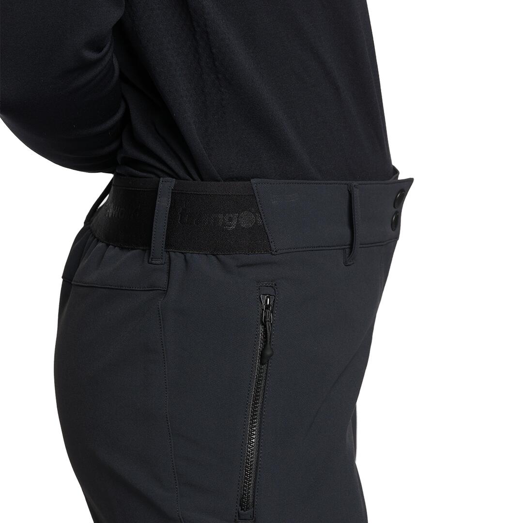 Pantalón para Mujer Trangoworld Noguera v02 Negro/Gris/Negro 5/6