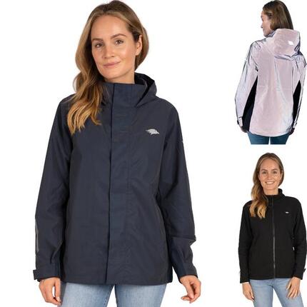 3-in-1 Jacke Damen Regenjacke wasserdicht & reflektierend - mit Fleece Zipp-In