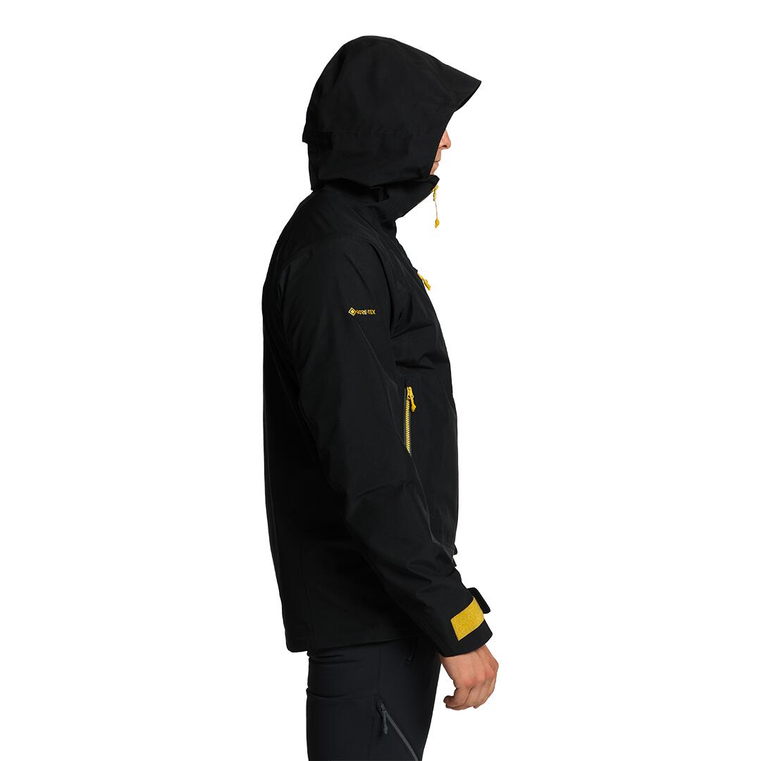 Chaqueta para Hombre Trangoworld Tosos Negro/Negro Impermeable 3/7