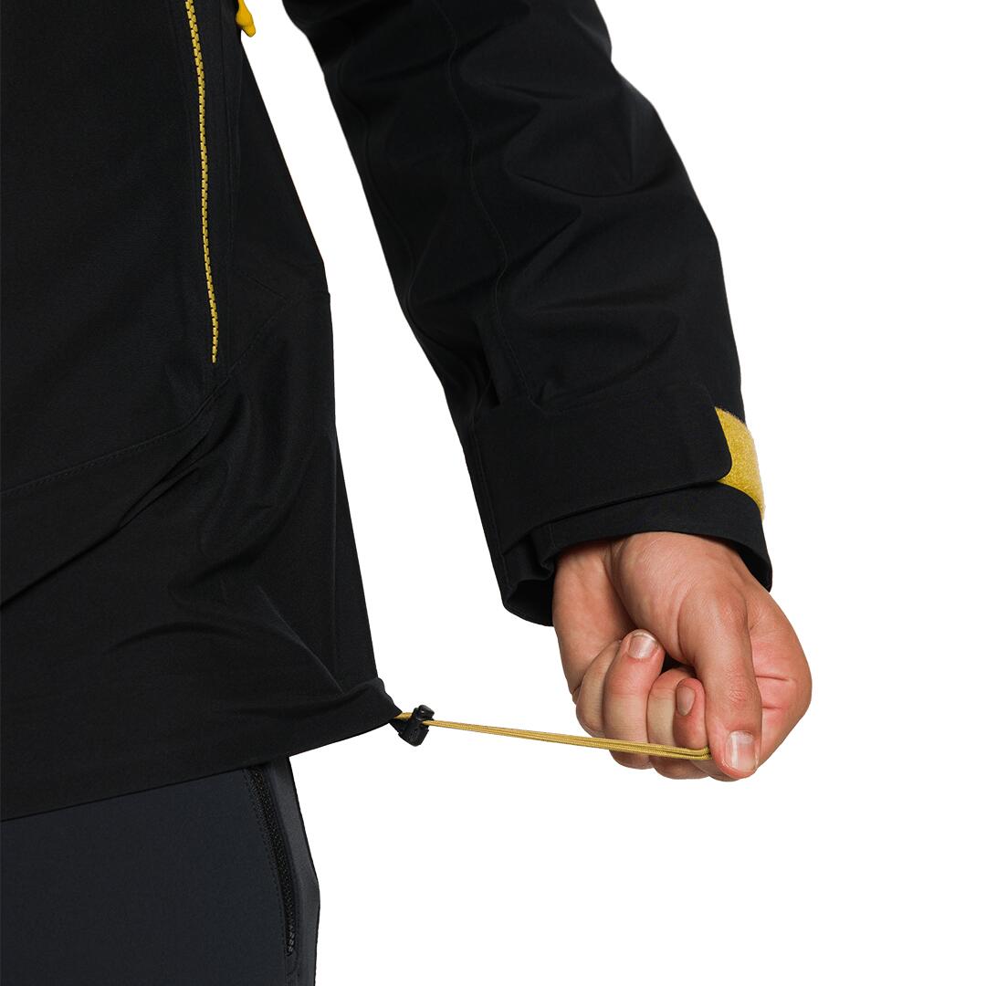 Chaqueta para Hombre Trangoworld Tosos Negro/Negro Impermeable 5/7