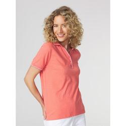 Polo manches courtes Femme - ADINAPOL Rose/rouge