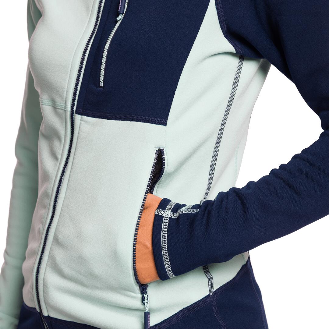 Forro polar para Mujer Trangoworld Trx2 stretch wm evo Verde/Azul 5/7