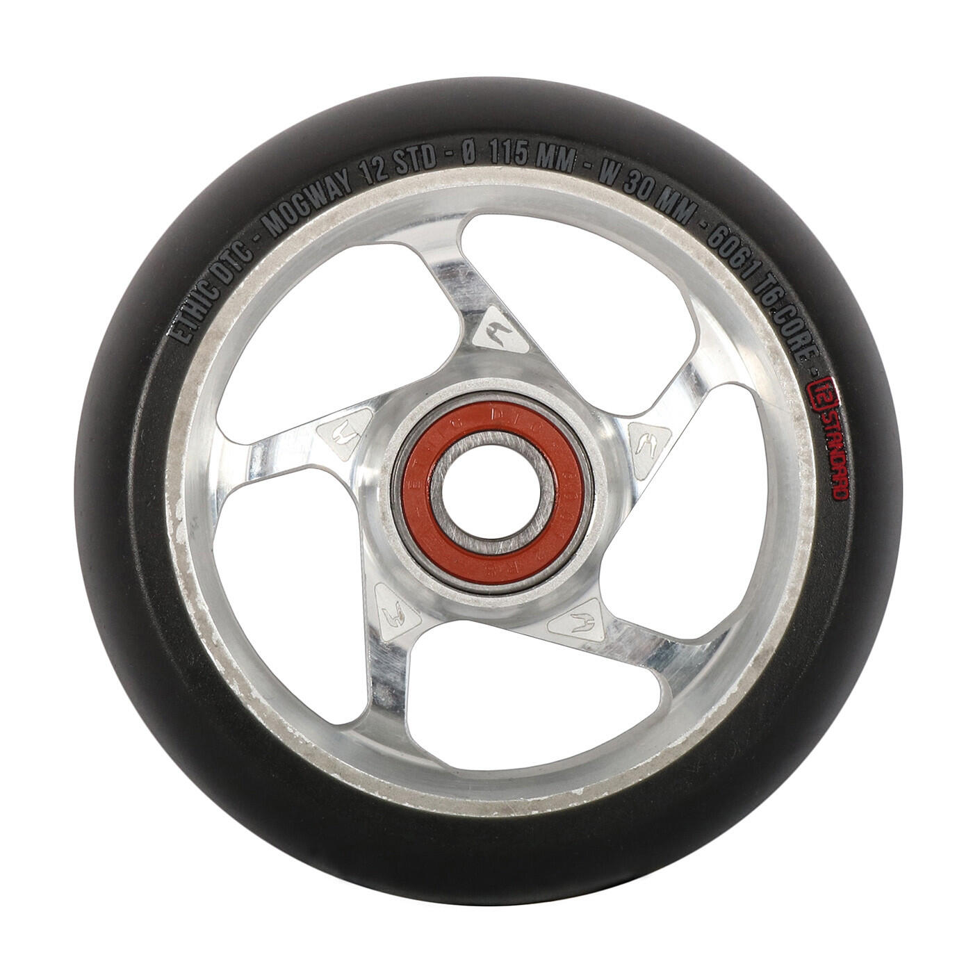 ETHIC Roda de Trotinete | Mogway (x1) | Preto/Cru | 125mm | 12STD | Ethic DTC