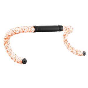 Fita para Guiador Supacaz Super Sticky Kush White Neon Orange Splat-Enrolamento 3/5