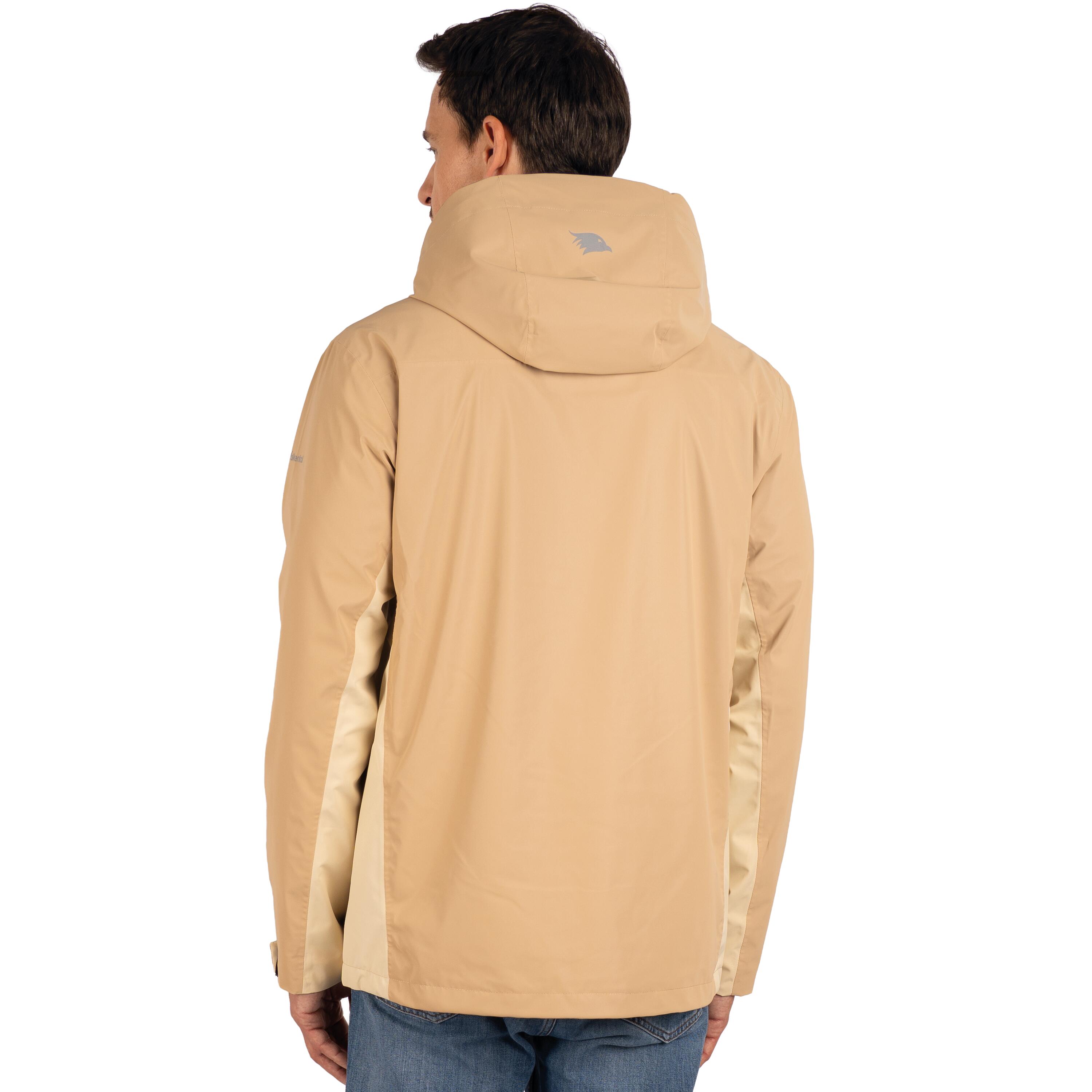 Veste 3-en-1 homme imperméable et réfléchissante avec polaire amovible 3/7