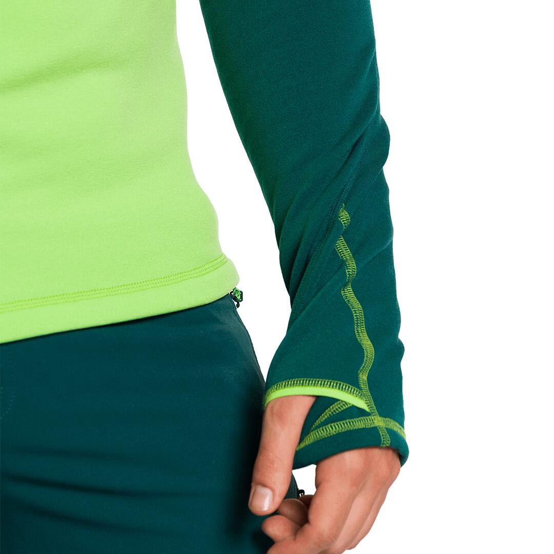 Jersey para Hombre Trangoworld Trx2 stretch evo Verde/Verde/Negro 3/4