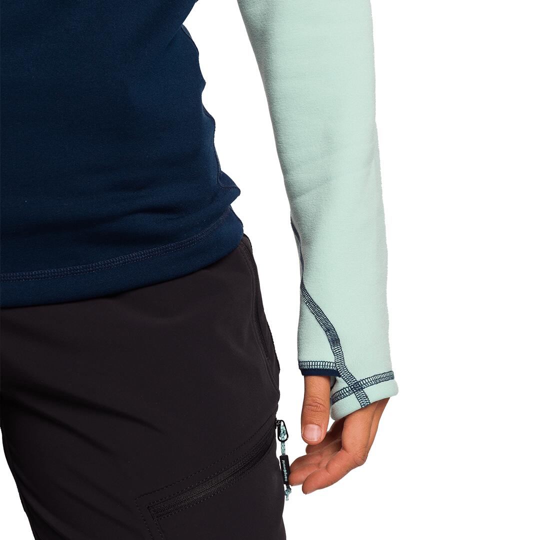 Jersey para Mujer Trangoworld Trx2 stretch wm evo Azul 3/4
