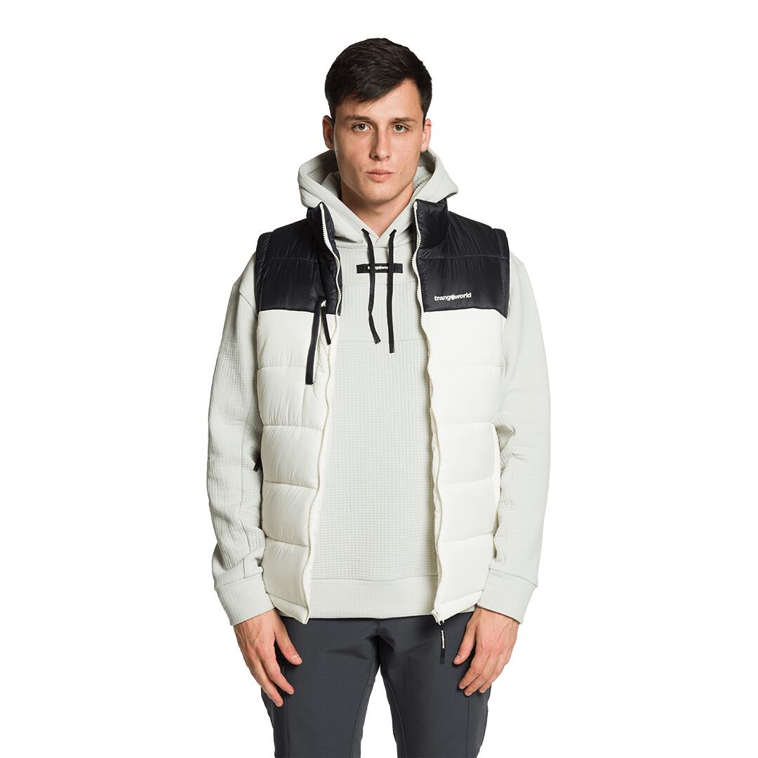 Chaleco para Hombre Trangoworld Warren Blanco/Negro 3/5