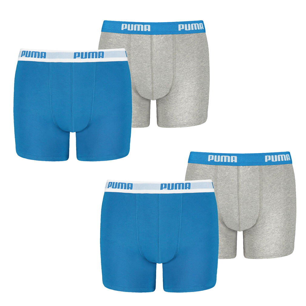 BOXERS 4 PACK Puma Boxer Boxershorts Jungen Kinder Unterhose Unterwäsche 2/3