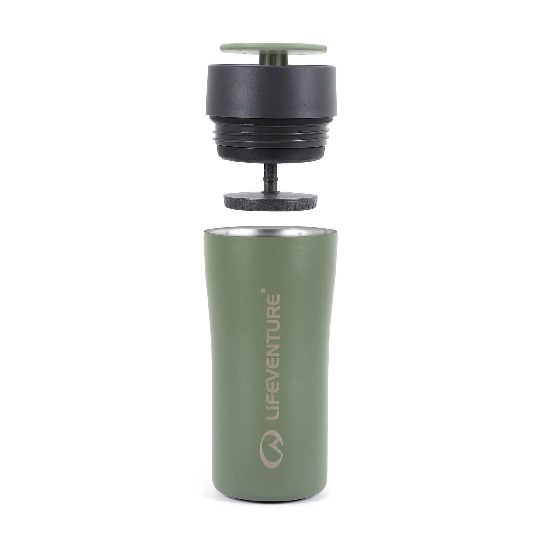 Kubek termiczny Lifeventure One Touch Thermal Mug 350ml - khaki 3/7