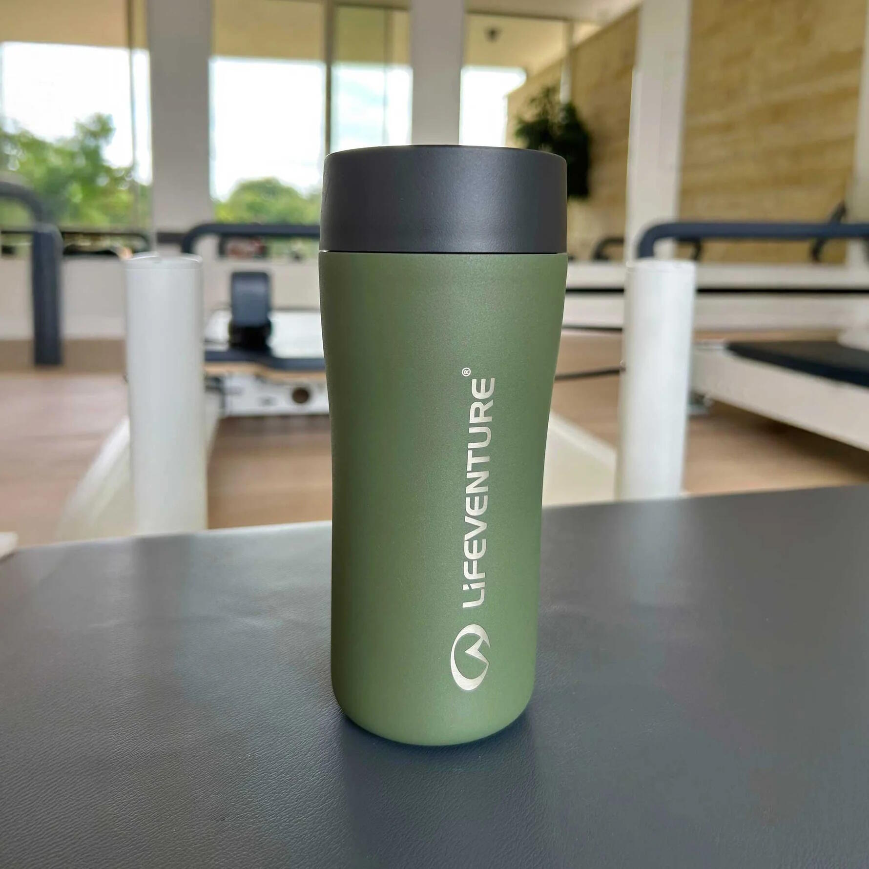 Kubek termiczny Lifeventure One Touch Thermal Mug 350ml - khaki 7/7