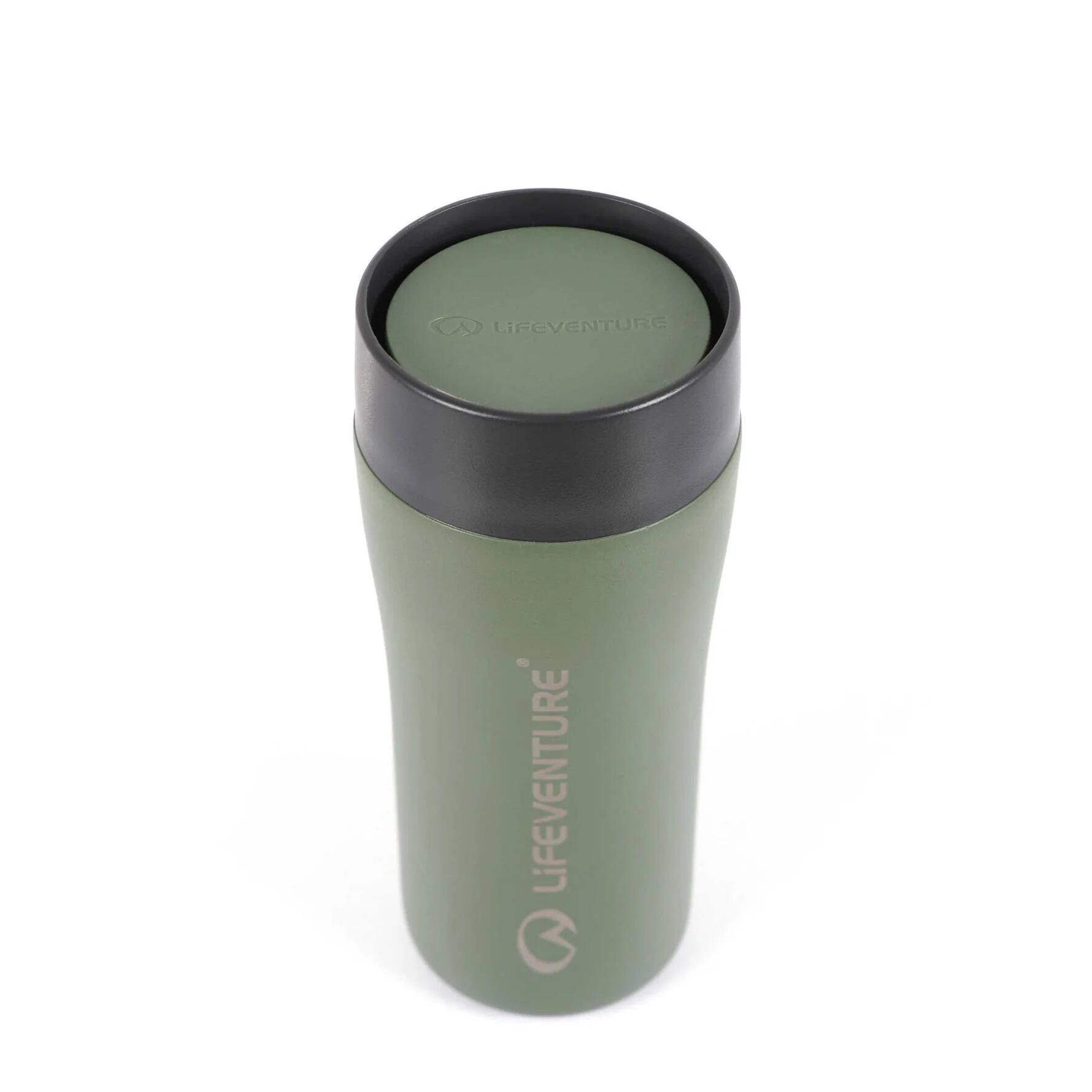 Kubek termiczny Lifeventure One Touch Thermal Mug 350ml - khaki 4/7