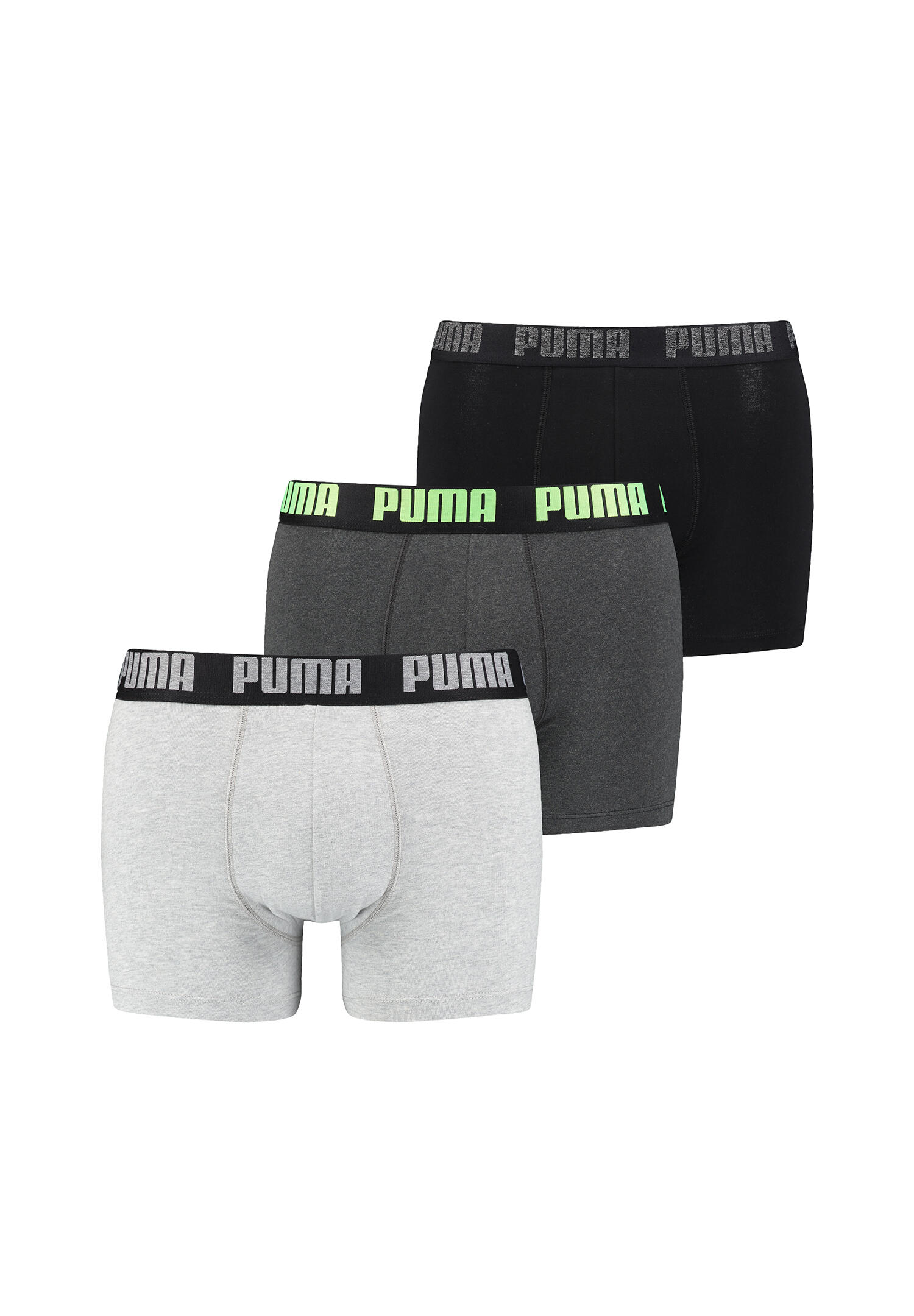 PUMA Puma Herren Cat Boxer Shorts Everyday Unterhose Pant Unterwäsche 3 er Pack