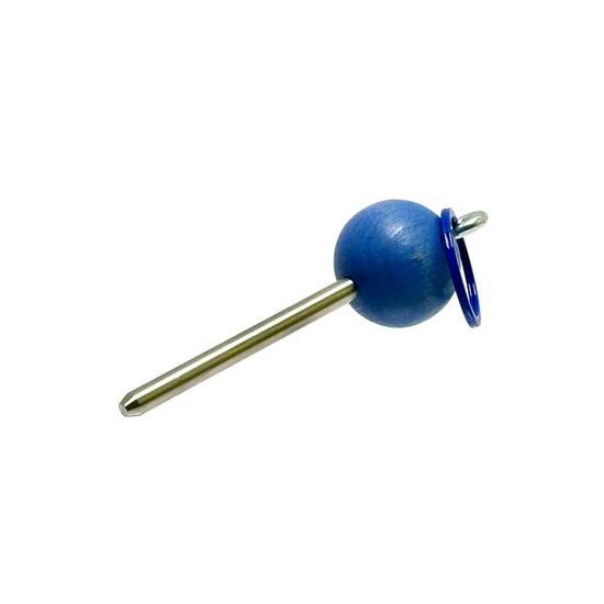 Boule–Pétanque–Jeu de Boules–Traceur de terrain–Coul. bleu pastel Acier V2A