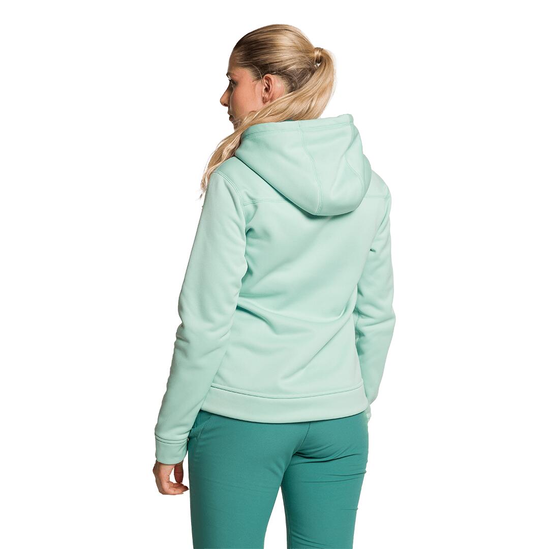 Sudadera con cremallera para Mujer Trangoworld Liena v02 Verde/Verde 2/4