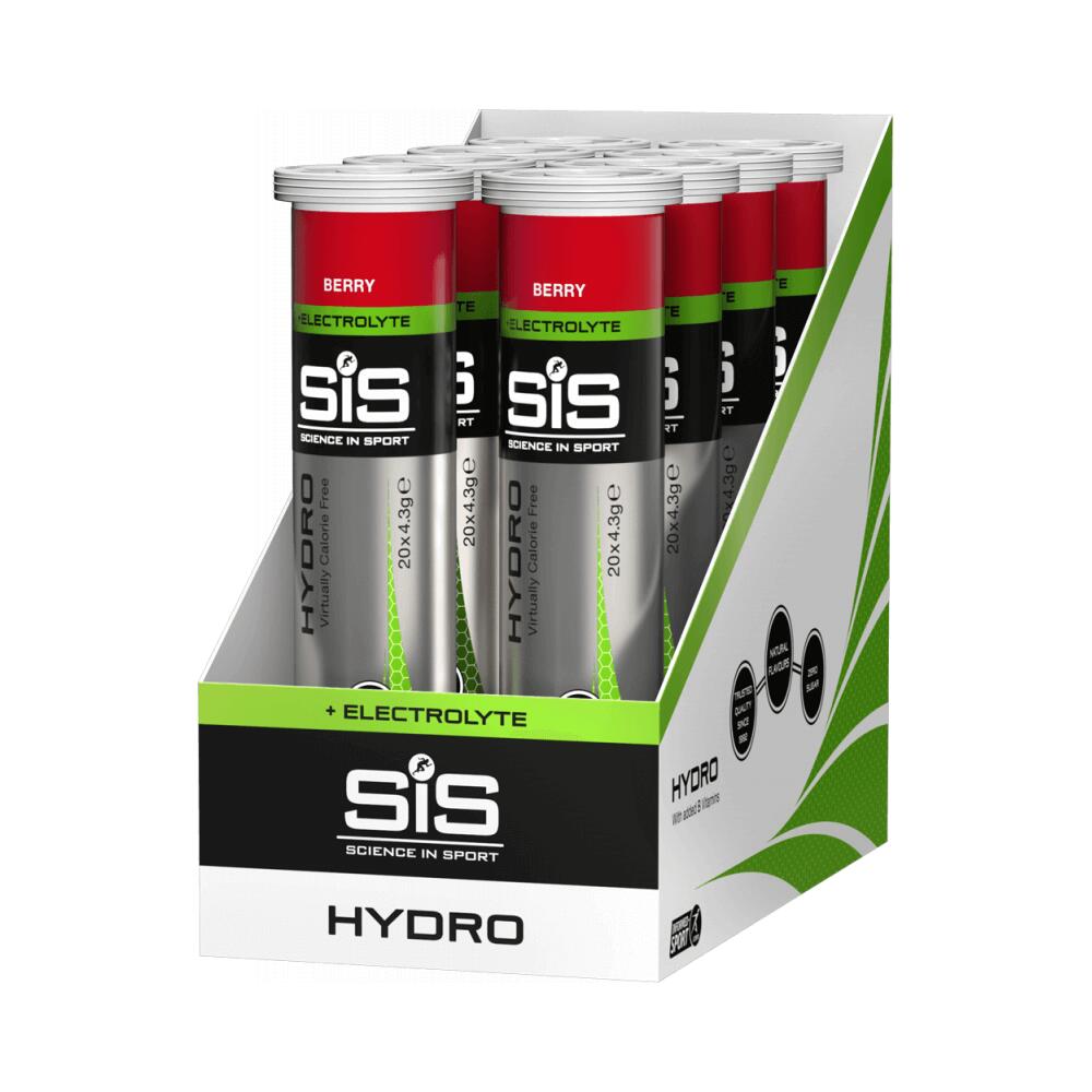 SCIENCE IN SPORT SIS GO Hydro Tablet (8x20Tabs) Berry - Energie & Uithoudingsvermogen