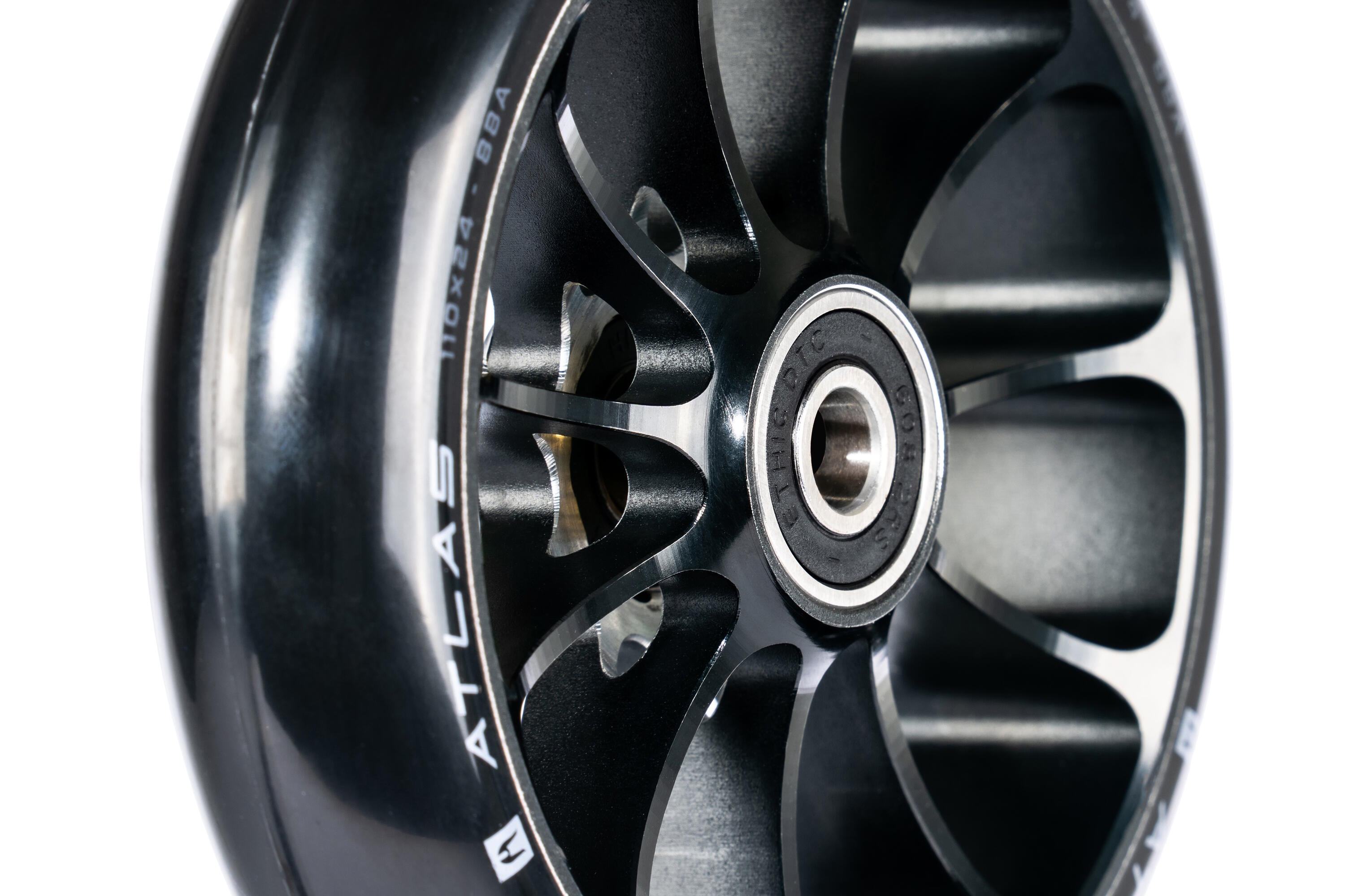 Roda de Trotinete | Atlas (x1) | Preto | 110mm | Ethic DTC 3/4