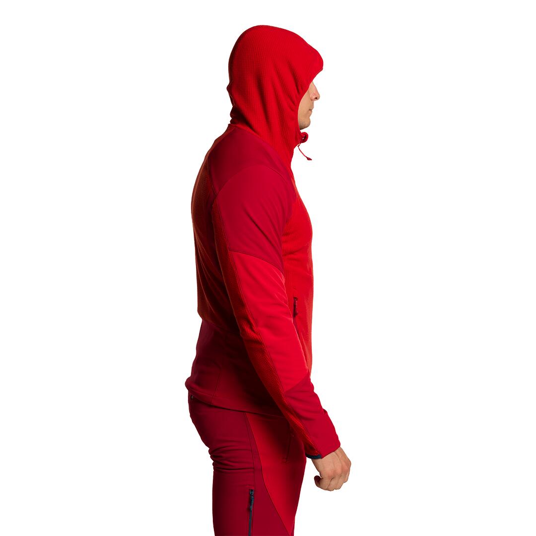 Forro polar para Hombre Trangoworld Guilin Rojo 3/5
