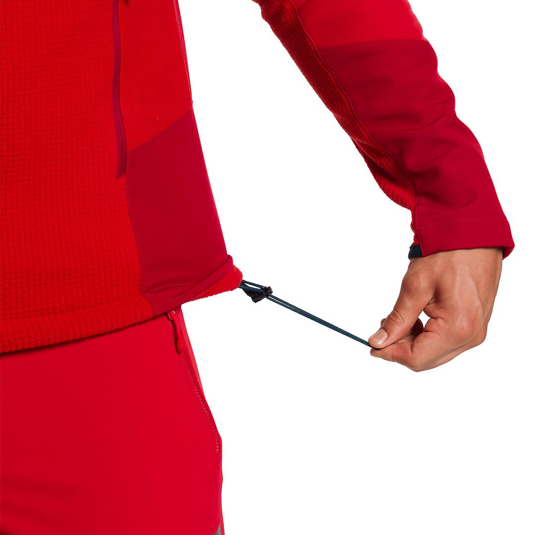 Forro polar para Hombre Trangoworld Guilin Rojo 5/5