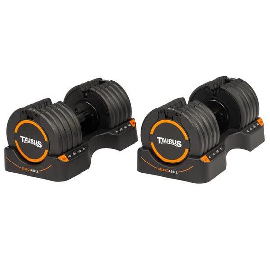 Taurus Selectabell Haltère Réglable 4,5 à 22,5 kg – 1 Haltère