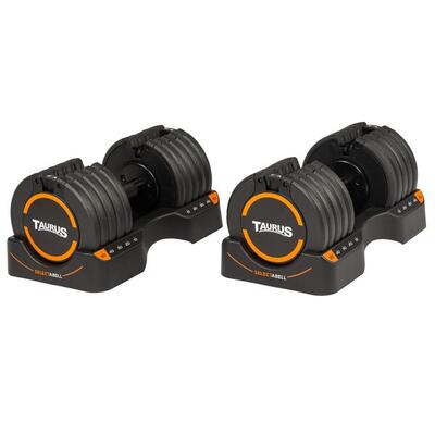 Taurus selectabell verstelbare halter 4.5 t/m 22.5 kg 1 halter