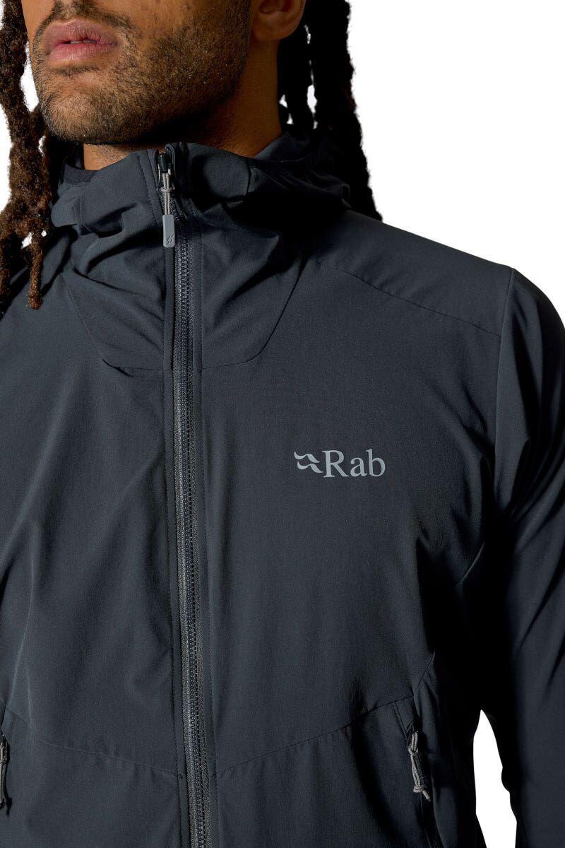 Kurtka softshell męska Borealis Hoody ciemny grafit 4/6